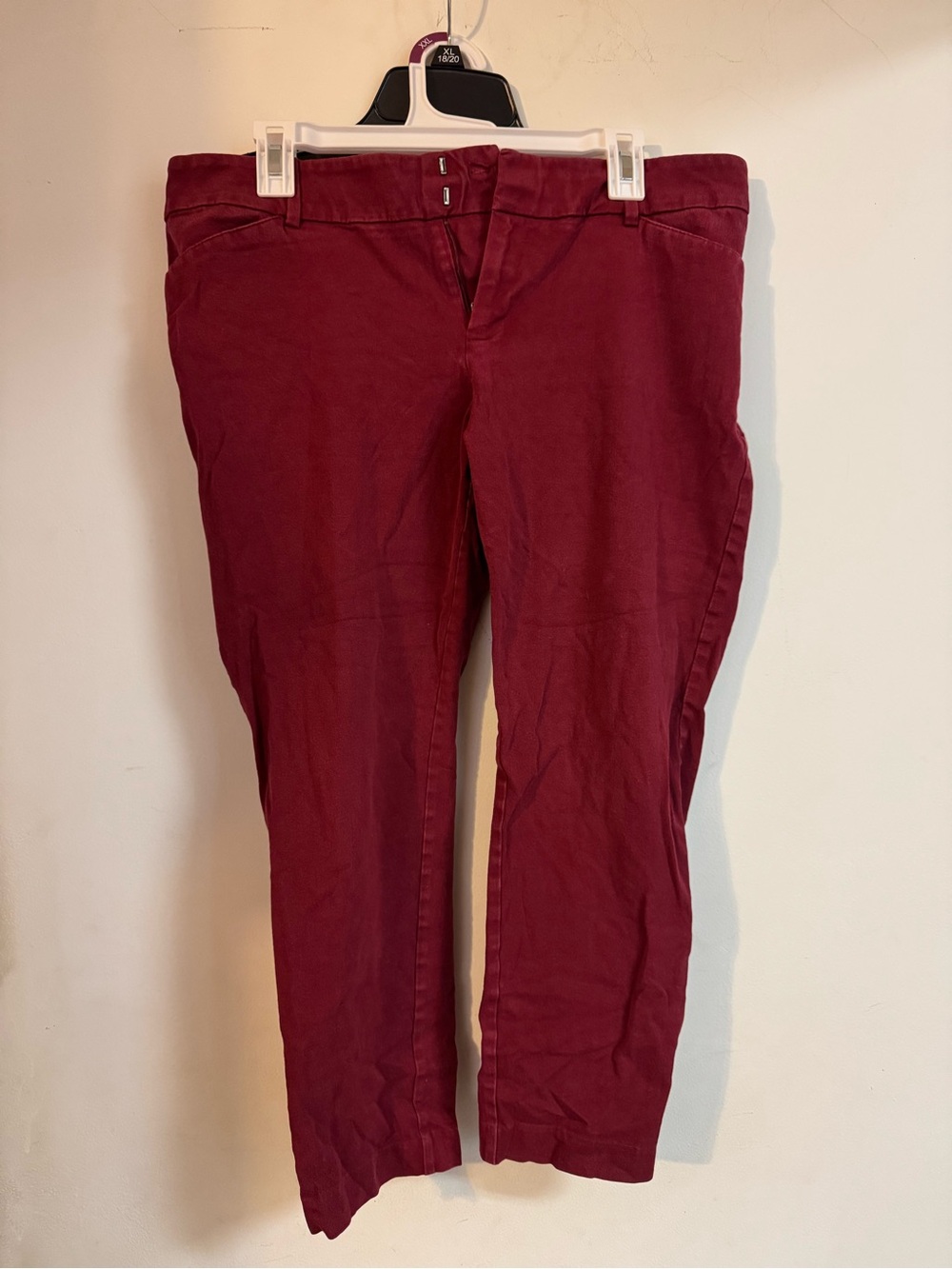 Merona Women's Burgundy Straight-Leg Pants